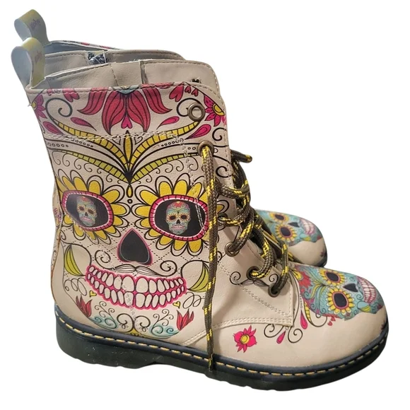 Goby // Women's Long Boots MRT111 // US 7.5 EU 38 // Beige - Picture 1 of 11